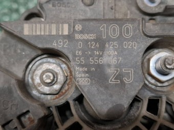 ALTERNATOR OPEL ASTRA GTC OEM: 55556067.