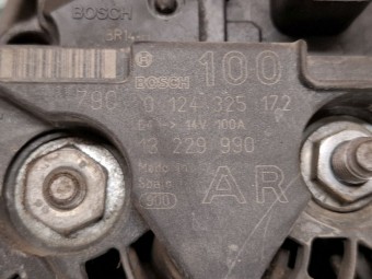 ALTERNATOR OPEL ASTRA H OEM: 13229990/0124325172.