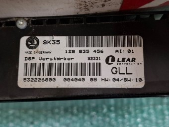 AMPLIFICATOR AUDIO SKODA OCTAVIA II OEM: 1Z0035456.