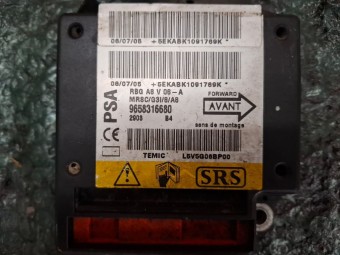 CALCULATOR AIRBAG CITROEN C3 OEM: 9658316680.