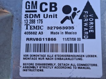 CALCULATOR AIRBAG OPEL ASTRA H OEM: 13288175.