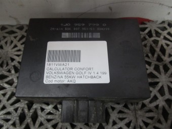 CALCULATOR (MODUL) CONFORT VOLKSWAGEN GOLF IV OEM: 1J0959799Q.