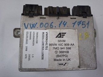 CALCULATOR (MODUL) CONTROL LUMINI VOLKSWAGEN SHARAN OEM: 7M0941598.