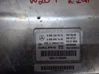 CALCULATOR MOTOR (ECU) MERCEDES C-CLASS (W204) OEM: A6461501972.