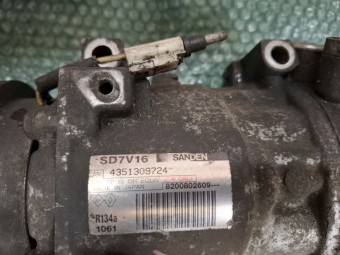 COMPRESOR AC DACIA LOGAN MCV OEM: 8200802609/SD7V16.