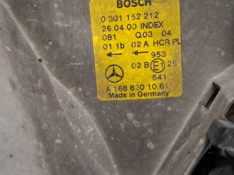 FAR DREAPTA MERCEDES A-CLASS (W168) OEM: A1688201061.