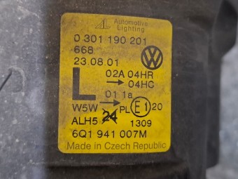 FAR STANGA VOLKSWAGEN POLO 9N OEM: 6Q1941007M.