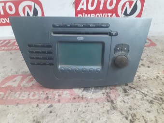 RADIO CD SEAT LEON OEM: 1P2035186A.