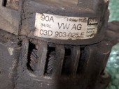 ALTERNATOR VOLKSWAGEN POLO 9N OEM: 03D903025E.