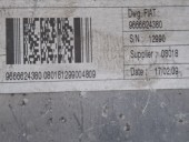 CALCULATOR MOTOR (ECU) FIAT FIORINO OEM: 9666624380.