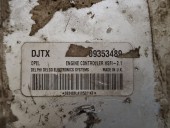 CALCULATOR MOTOR (ECU) OPEL ASTRA G OEM: 09353489.