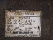 COMPRESOR AC SUZUKI IGNIS OEM: 95200-86GA0.