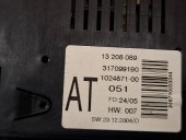 DISPLAY CENTRAL BORD OPEL ASTRA H OEM: 13208089.