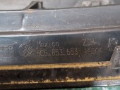 GRILA CENTRALA BARA FATA VOLKSWAGEN JETTA IV OEM: 5C6853653.