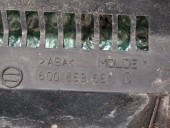 GRILA CENTRALA BARA FATA VOLKSWAGEN POLO 9N OEM: 6Q0853651C.