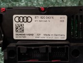 PANOU COMANDA CLIMATRONIC AUDI A4 B8 OEM: 8T1820043N.