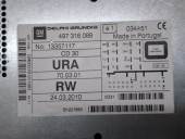 RADIO CD OPEL ASTRA H OEM: 497316088.