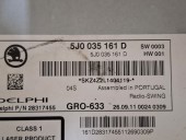 RADIO CD SKODA FABIA II OEM: 5J0035161D.