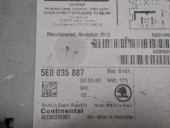 RADIO CD SKODA OCTAVIA III OEM: 5E0035887.