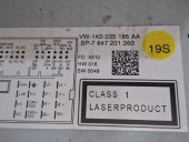 RADIO CD VOLKSWAGEN JETTA IV OEM: 1K0035186AA.